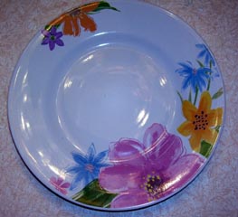 Flowered Plate